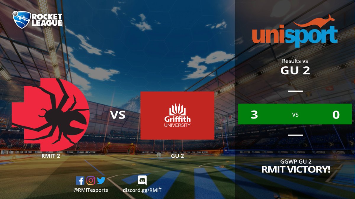 RMITesports's tweet photo. [#UAECRL] The results are in for our second squad, also taking a convincing win, bouncing back from last week's close match!

#RMITWIN #RMITRedbacks #RMITesports #RMITSport #RMITStudentLife @RMITSport https://t.co/Ntu7USC7zJ