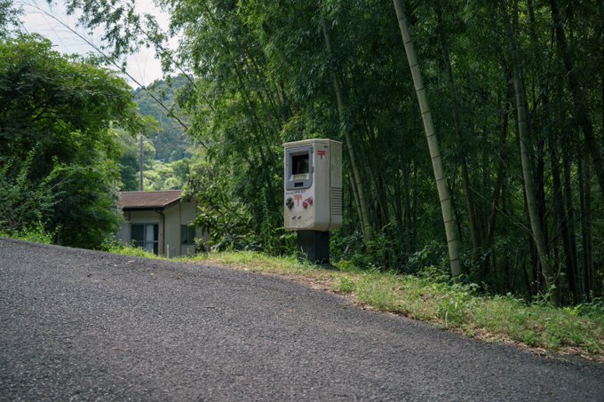 Mysterious Game Boy Post Box In Mountains Of Japan Is Hauntingly Nostalgic Grape Japan