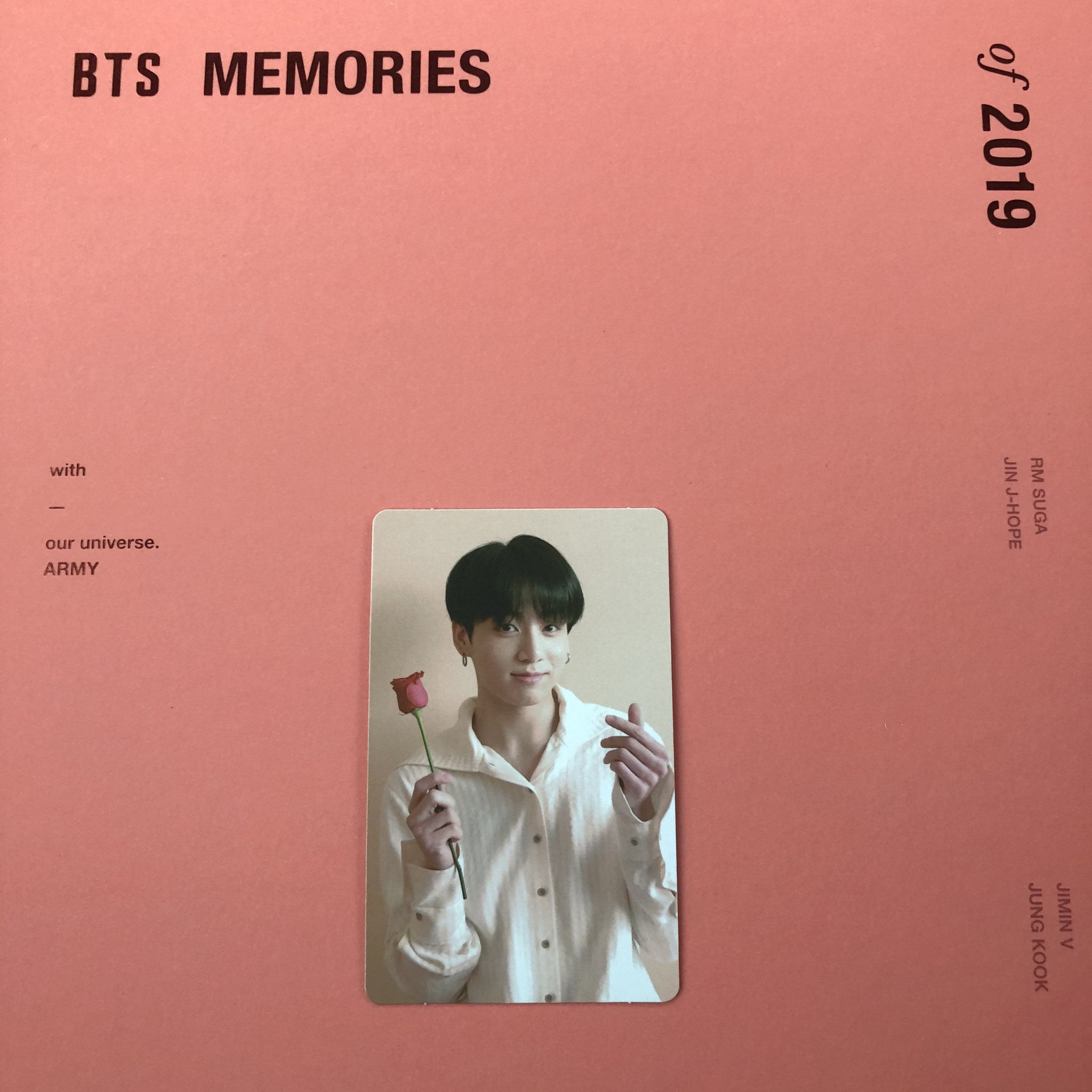 BTS memories2019 DVD  トレカ『グク』