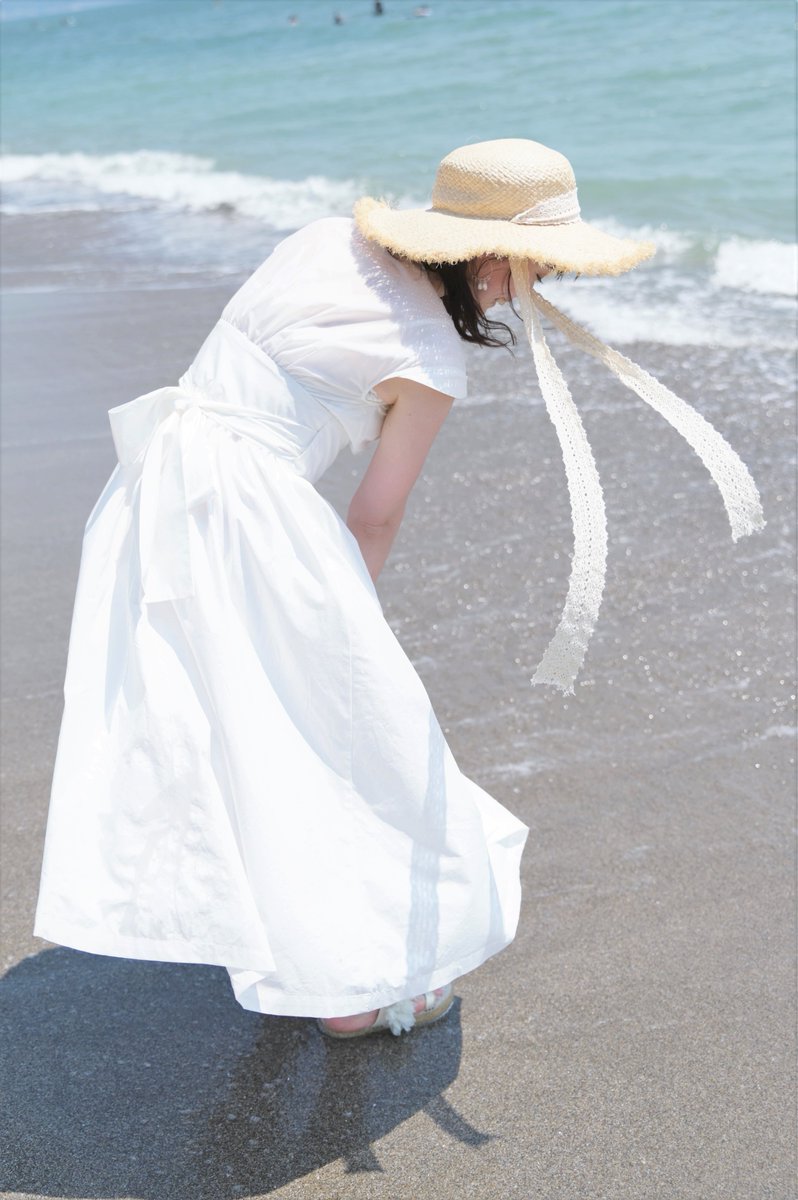 Leaf 08 16 Model Akinaさん Akina Harunon ポートレート 海撮影 海ポートレート 江の島 江ノ島 白ワンピース 白ワンピ 麦わら帽子 T Co 4eidsi0jfk Twitter