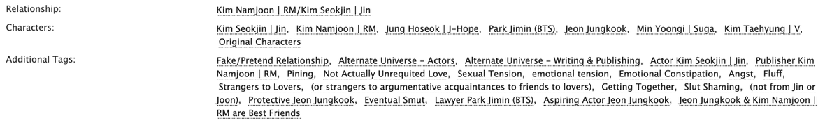 TITLE ☾ the state of diamondsWORD COUNT ★ 11'089SHIP ☾ NAMJINRATING ★ ELINK ★☾  https://archiveofourown.org/works/25309612/chapters/61362244