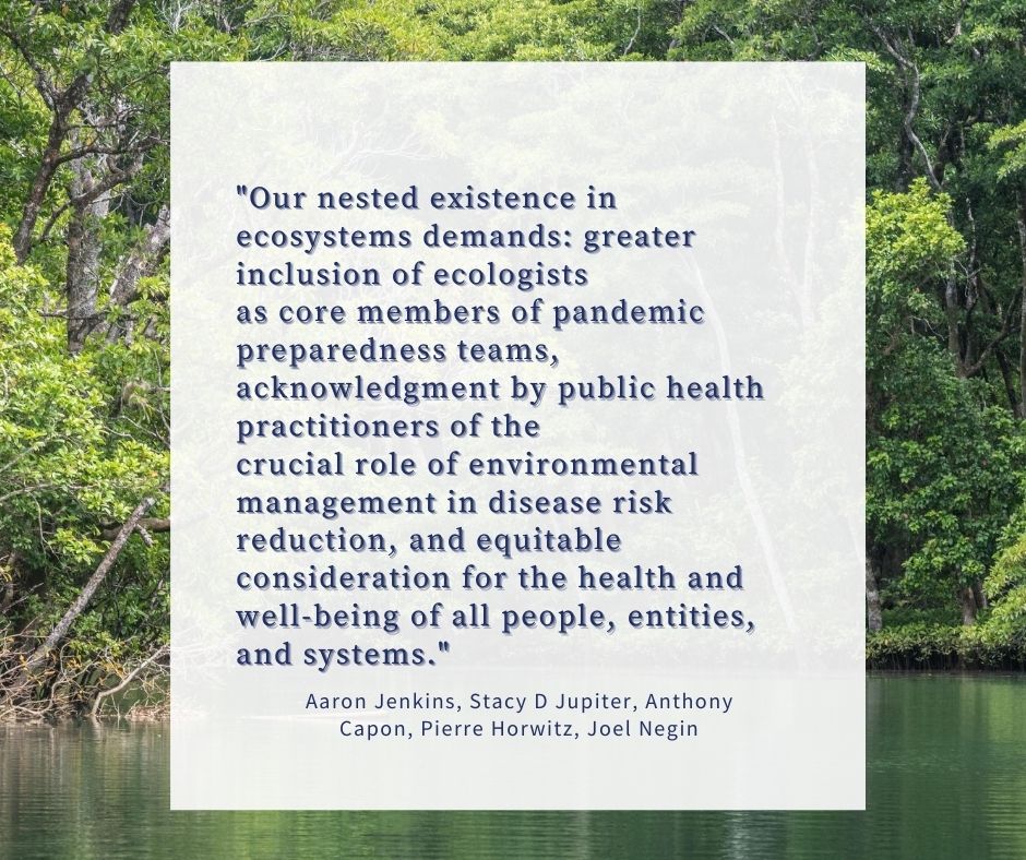 New| Experts comment in The Lancet Planetary Health calling for a whole-of-system approach to pandemic prevention that considers interactions between climate, environment, wildlife and social systems. Read: thelancet.com/journals/lanpl… 
<a href="/WCSNewsroom/">WCS Newsroom</a>  
<a href="/wcsmelanesia/">WCS Melanesia</a>
 <a href="/wcsfiji/">WCS Fiji</a> <a href="/V_kvt/">Vilisi R</a>