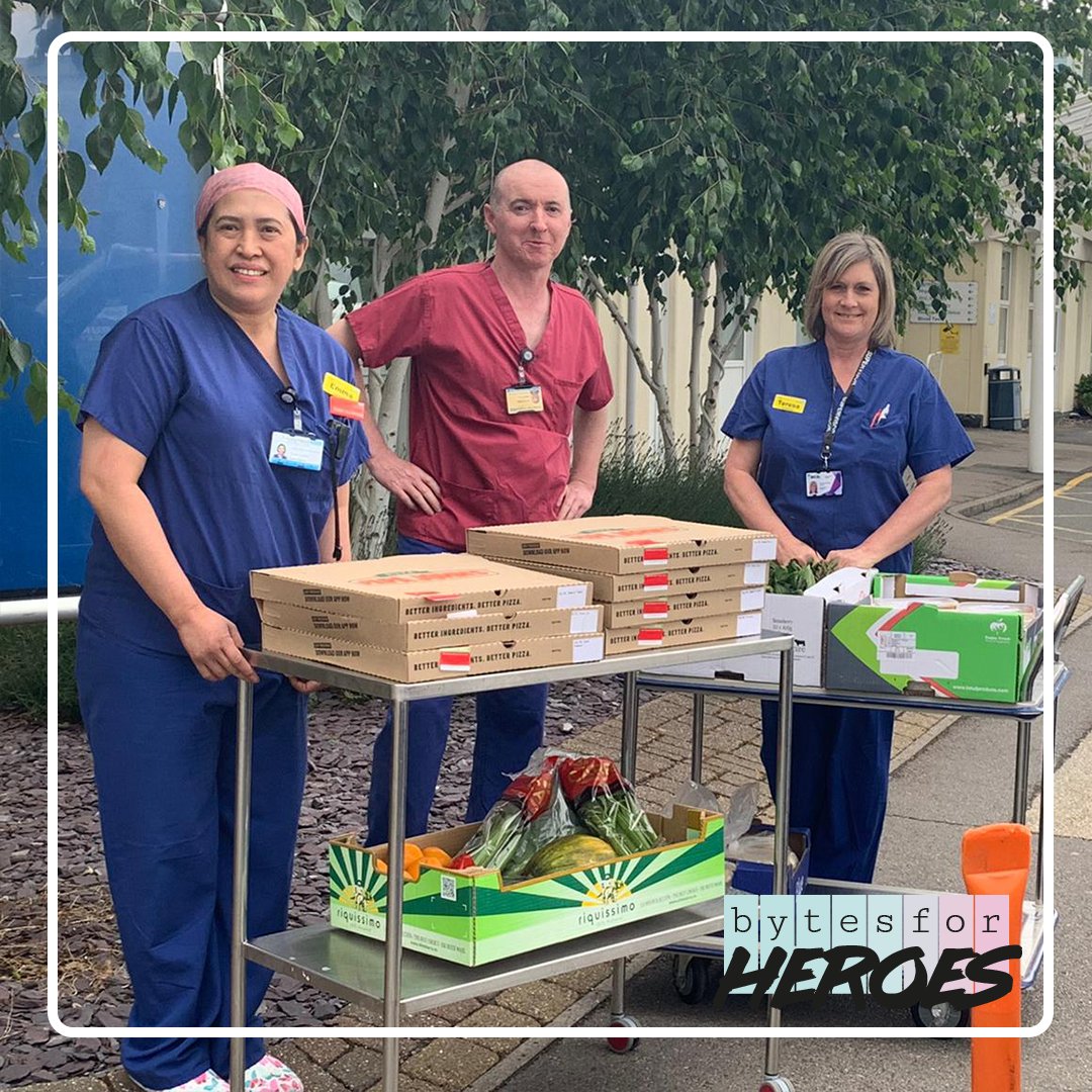 A massive thank you to everyone that has donated and allowed us to feed our NHS heroes with the support of local caterers! If you want to donate, find out more here: bytesforheroes.com/donate