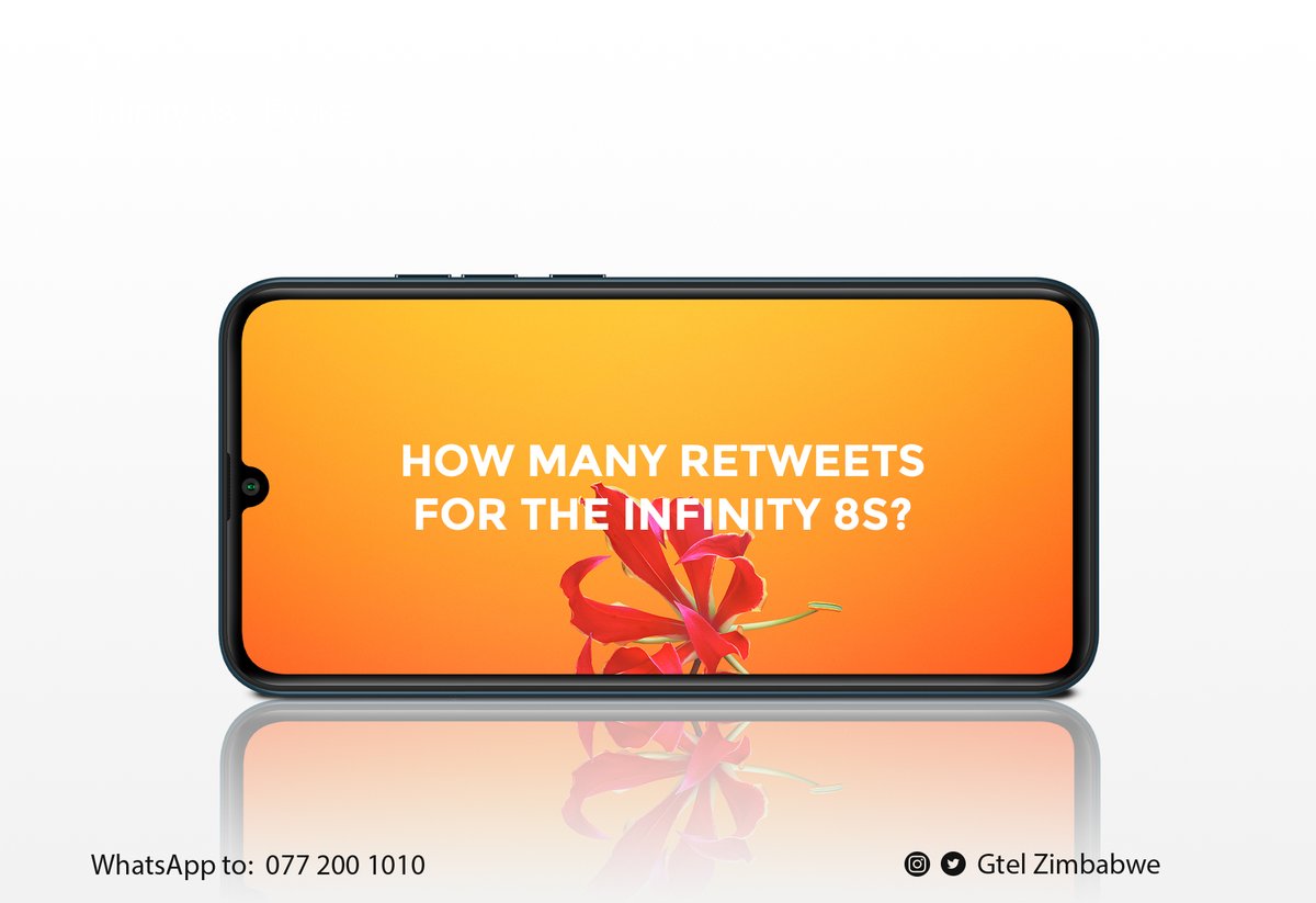 GtelZimbabwe's tweet photo. We'd like to giveaway the Infinity 8s to someone who thinks they can get the most retweets - do you think that's you? How many retweets for the Infinity 8s? https://t.co/ET1XZ6hKUD