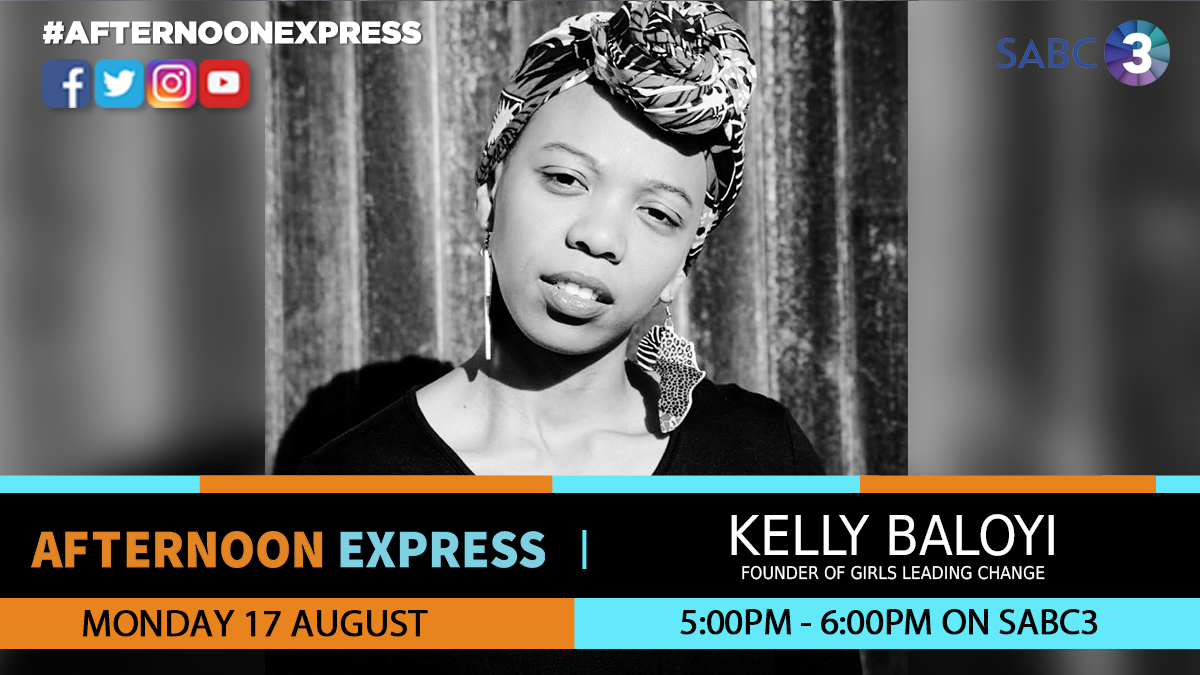 Founder of <a href="/LeadingZa/">Girls Leading Change ZA</a>, @KellySBaloyi, chats to us about empowering women in vulnerable communities. #AfternoonExpress