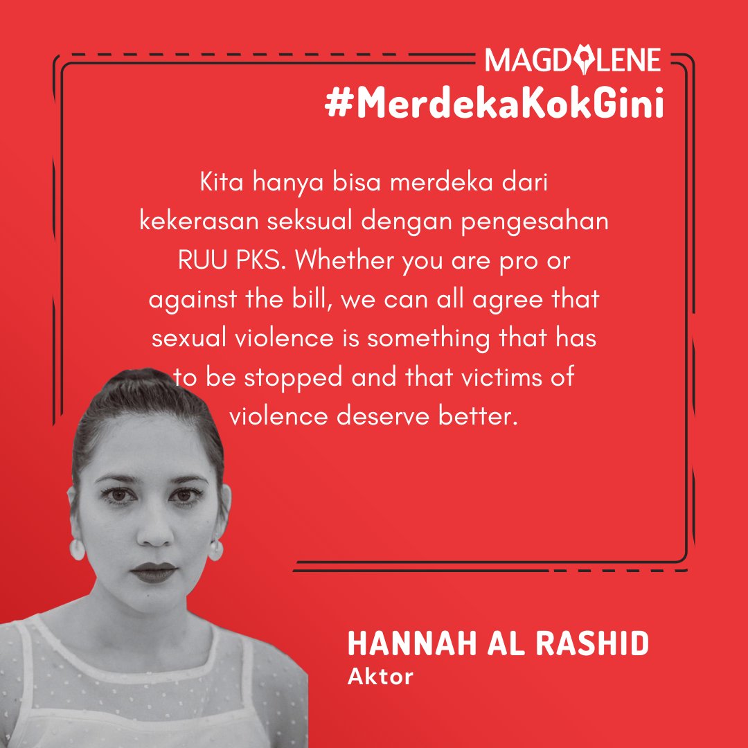 magdaleneid's tweet photo. Kekerasan seksual harus dicegah dan dihentikan. @HannahAlrashid
#SahkanRUUPKS
#MerdekaKokGini https://t.co/arCIUyP71w