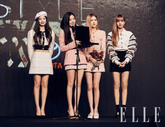  @BLACKPINK donated the money they received from 'Elle Style Awards 2018' to low-income single-parent households