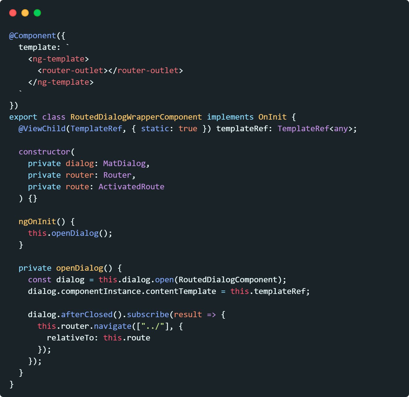 Alexey Zuev on Twitter: "An example of routed tabs in routed MatDialog without named router outlets 🧐 https://t.co/6Vxfh9ebhF #Angular #Material https://t.co/cJpQuRNFxC" / Twitter Alexey Zuev on Twitter: "An example of routed tabs in routed MatDialog without named router outlets 🧐 https://t.co/6Vxfh9ebhF #Angular #Material https://t.co/cJpQuRNFxC" / Twitter