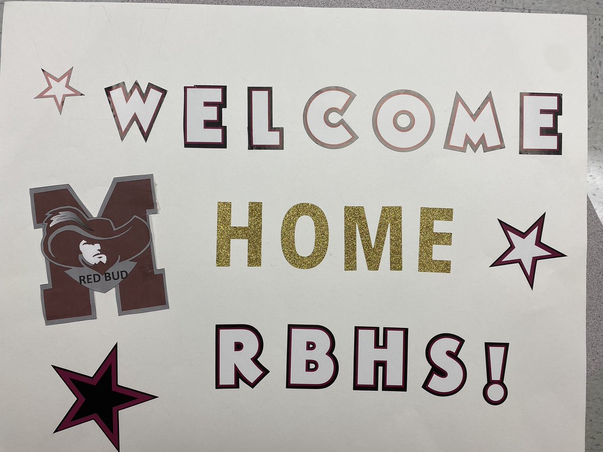Ready for the first day of school! #redbud132 #redbudhs