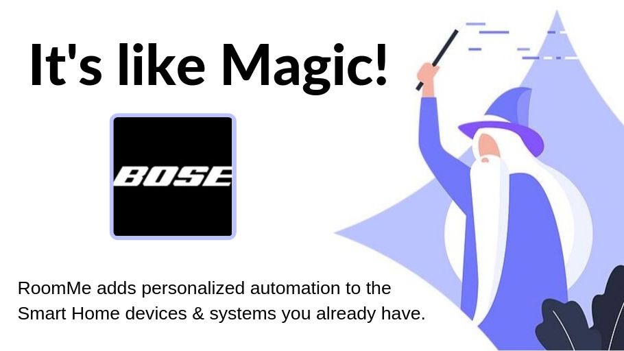 OrenKotlicki's tweet image. Ready to rock with your favorite playlist? RoomMe works with your @Bose #speakers to kickstart the perfect soundtrack to your day—as soon as you walk in the room. It's like magic! Learn how at intellithings.net. #smarthomecontrol
