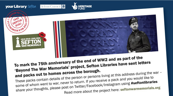 SeftonLibraries's tweet photo. #BTWM #Sefton75 #WW2 #Sefton2020 #seftonlibraries 

More info: https://t.co/7if5QRg8Jj https://t.co/gKMZ9QD2D4