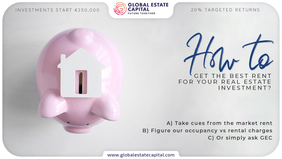 GlobalEstate1's tweet photo. Any good investor does his homework before he sets out to invest in real estate. A good investor also listens to his property advisor. Talk to us!

Investments start €250,000 | 20% Targeted Returns

🌐 https://t.co/FLtjf21OGB

#Globalestatecapital #propertyinvestment #realestate https://t.co/j0dyka9sGW