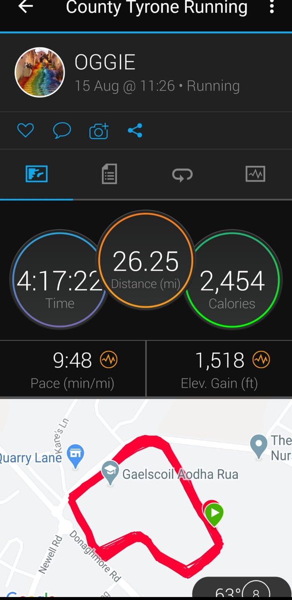 DGNHurlingclub's tweet photo. 👏👏👏👏👏

1st marathon run on our community track. Well done Eugene Winters (uncle of the boyos) Some info on Eugene’s achievements within the pictures attached. 
@teamtalkmagLIVE https://t.co/PP3LCyhjKv