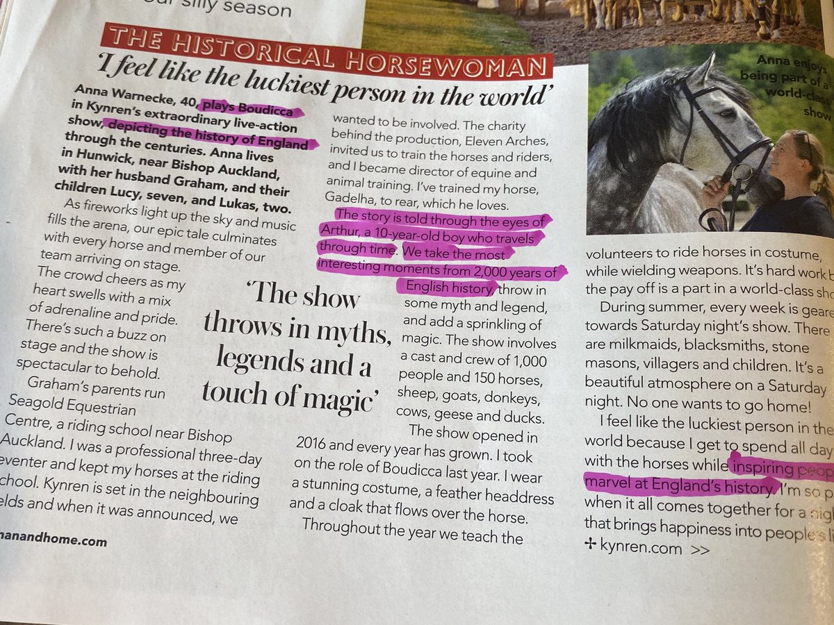 bethdimoyn's tweet photo. Mae rhywbeth fel hyn yn hala fi’n grac. This is annoying ⁦@womanandhome⁩ . England didn’t exist when Buddug/Boudicca led her army. https://t.co/gwvGeJt1ls