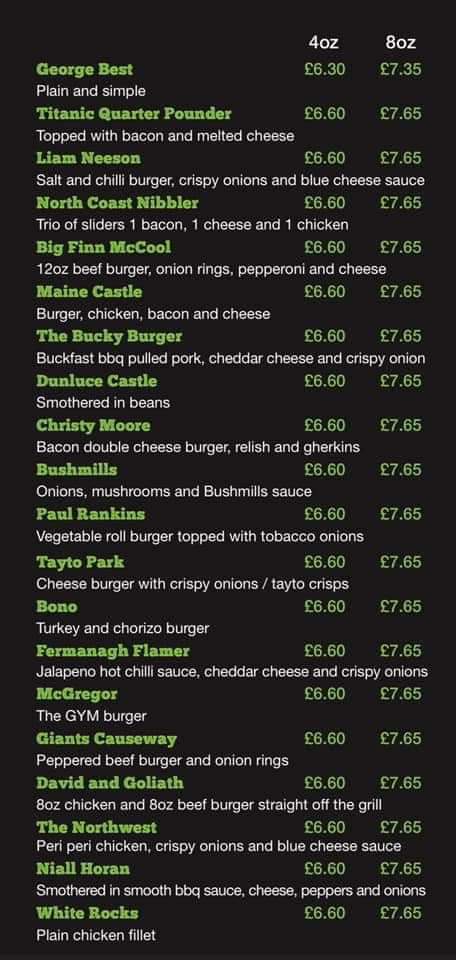 holliejayne88's tweet photo. @NiallOfficial a new burger place has opened near me in antrim.  They have named a burger after you @burgerboss #antrim #pizzaboss https://t.co/ZccArZYuu6