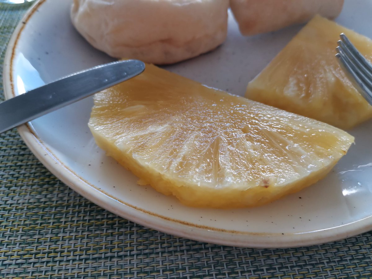 Pineapple (with pizza or even without it  @paulportesi) is São Miguel's preferred fruit (for a reason). They are grown in greenhouses the Portuguese call "estufas".33/n &ndash; bei  Praia De Santos - Exclusive Guest House