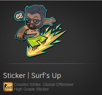 DZNFUL's tweet photo. ⚡️⚡️FLASH GIVEAWAY⚡️⚡️
SURFS UP STICKER!!
💕LIKE
⚡️FOLLOW
♻️RETWEET
🕒JUST A MEME GIVEAWAY WILL ROOOOLL IN 3 HOURS!!
#CSGO #CSGOSKINS #csgogiveaways #XIOULEGIT #notigang #giveaways #skins #givingbackteam https://t.co/8cOdl4h2XB