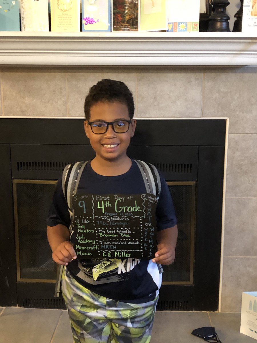 Robert T is ready for his first day <a href="/EEMillerElem/">EE Miller Elem</a>
