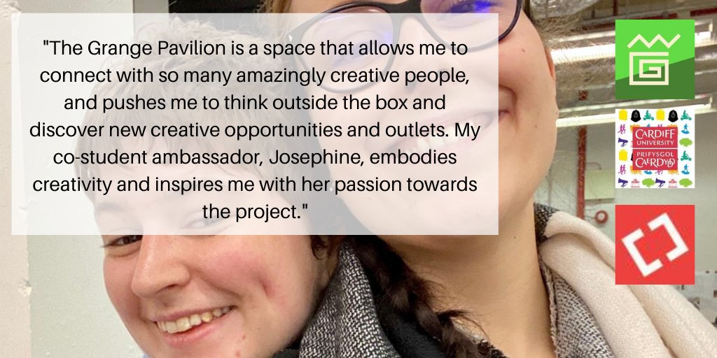 Student Ambassador,  @andreadrobna is a journalism student who joined  @Grange_Pavilion as a student ambassador and has been working hard, creating content for Grange Pavilion and  @CommunityGtwy websites, running fundraising quizzes and coordinating a network of student volunteers.