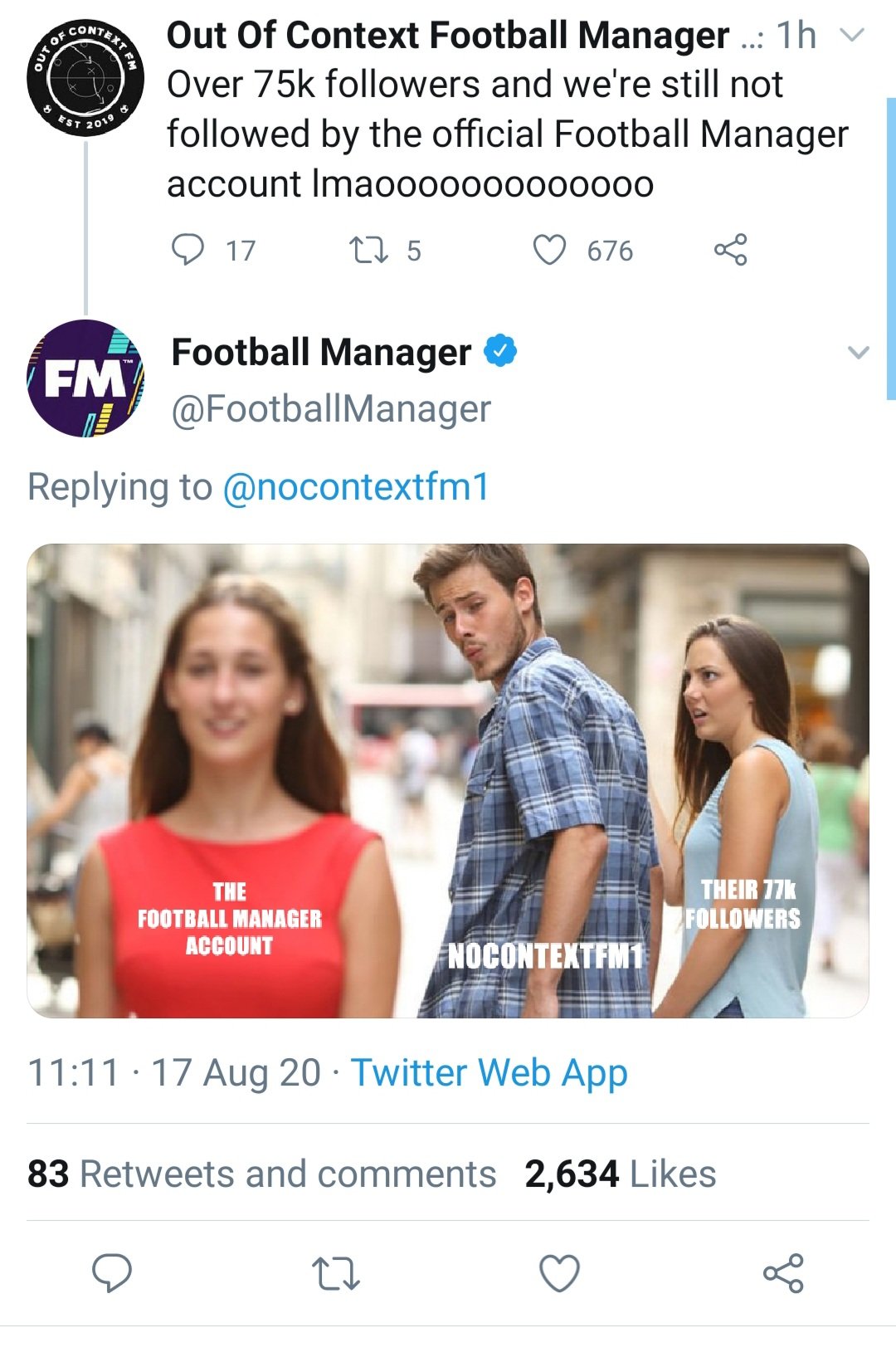 Out of Context Football Manager on X