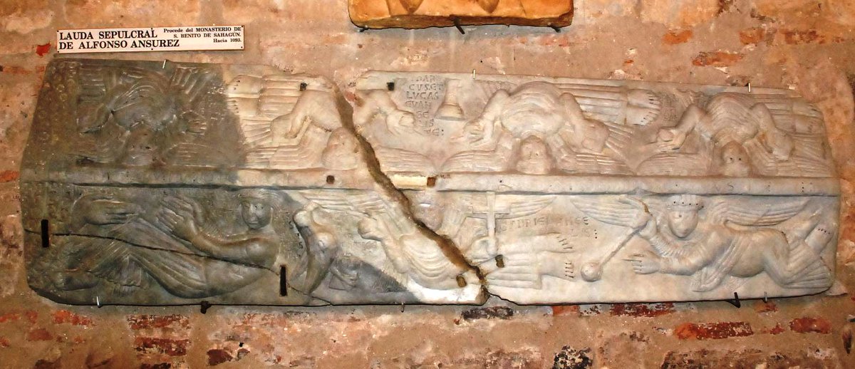 puede ser Fernando, uno de los dos hijos varones de Ansúrez, pues el otro, Alfonso, murió a corta edad y fue enterrado en el Monasterio Real de San Benito de Sahagún. Su lápida hoy se conserva en el  @MANArqueologico tras ser vendida al Met neoyorquino y posteriormente recuperada