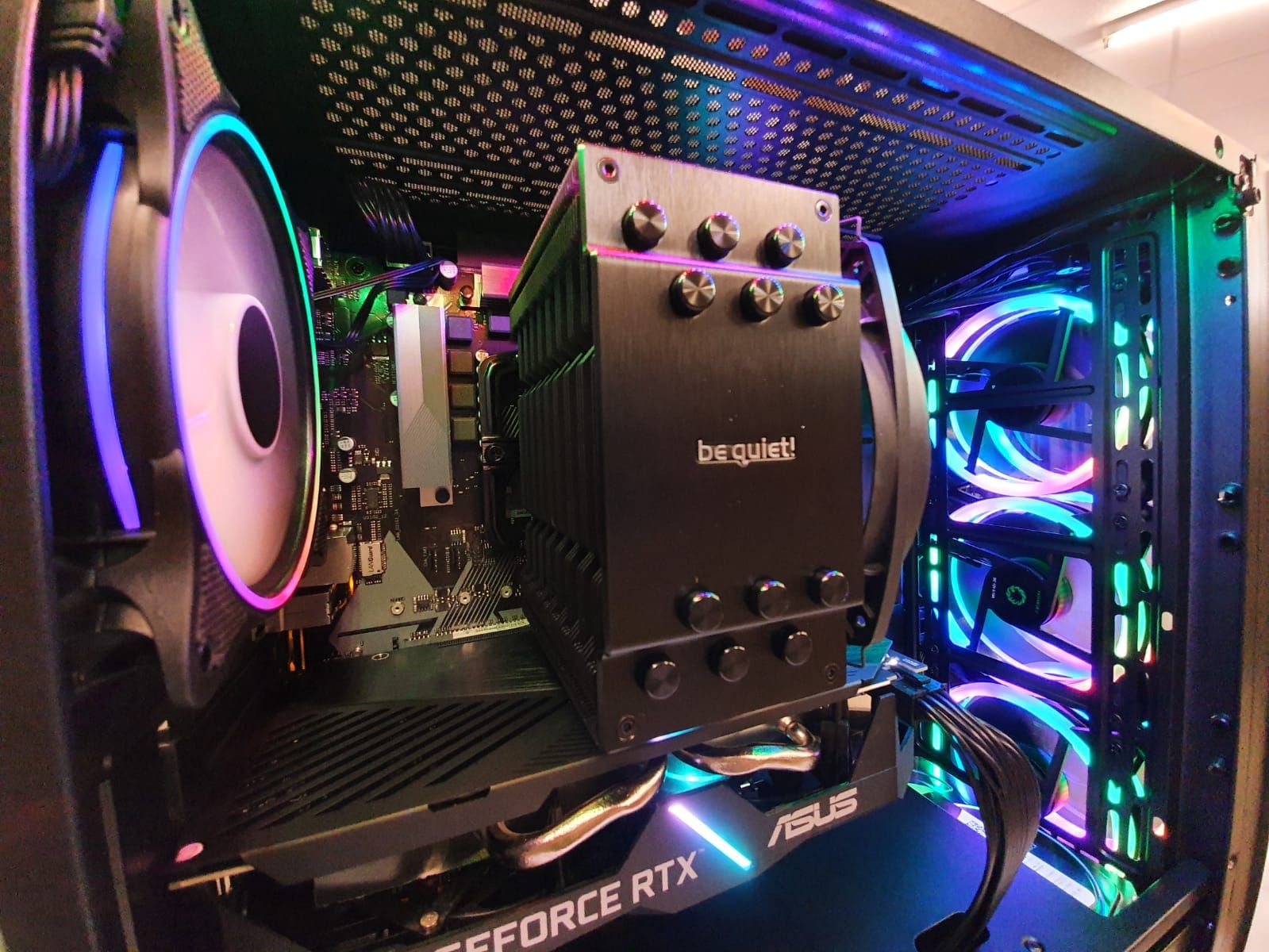 Gladiator PC on X RGB Heaven AMD Ryzen 5 3600X 6 Core nvidia RTX 2060 SUPER 8GB DUAL OC ASUSUK PRIME B450 PLUS Mobo 16GB CORSAIR Vengeance RGB PRO