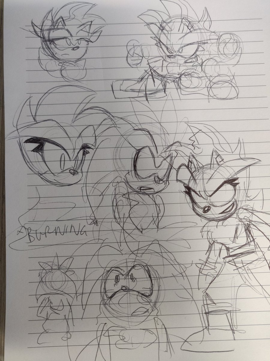 some doodles of silver and chrome~~ #SonicTheHedgehog 