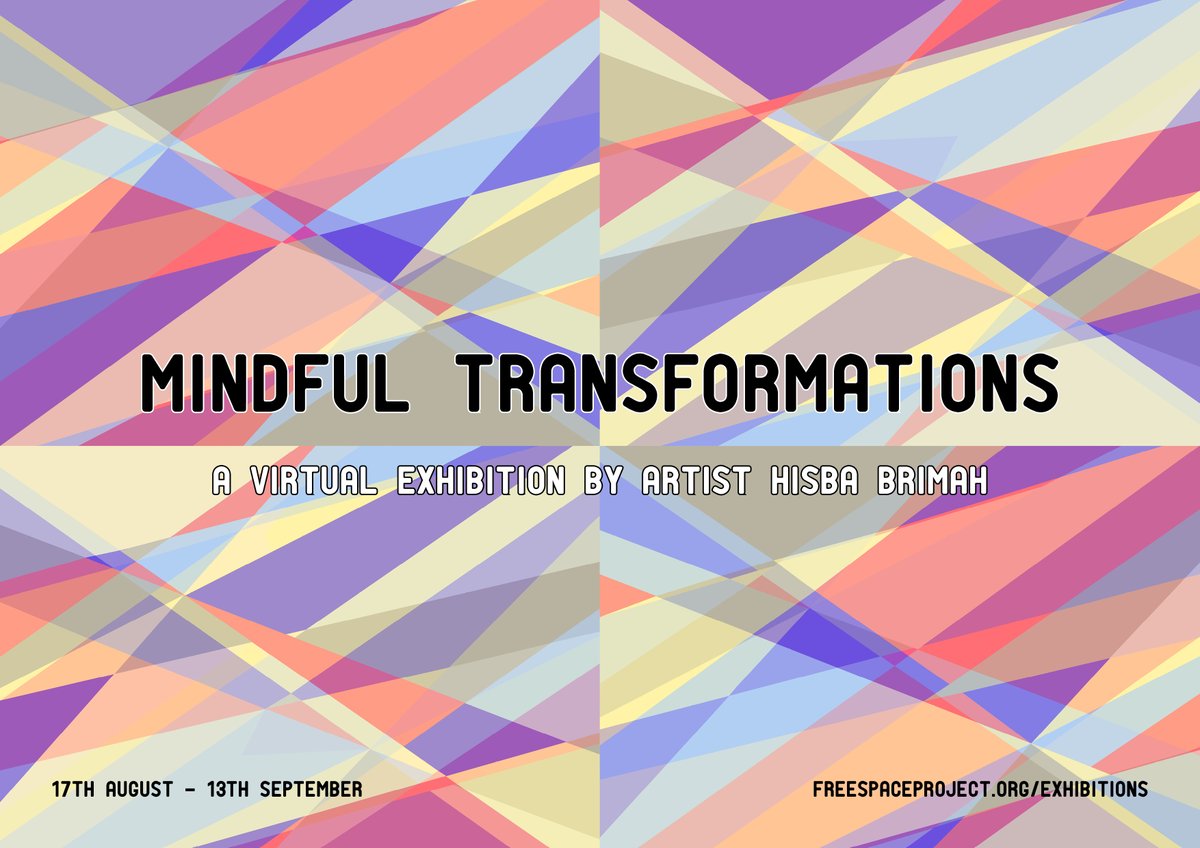 C_H_Camden's tweet photo. Our first virtual exhibition is now live! 'Mindful Transformations' by artist @hisbabrimah is now on our website. Please go and check it out! https://t.co/GWF2YdZol2
#virtualexhibition #mindfultransformations #outsiderart #disabledartists #geometricpattern https://t.co/7jPYYlHK5n