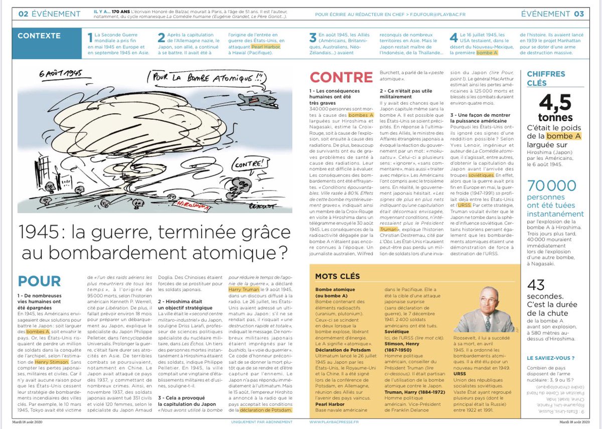 Le Petit Quotidien, Mon Quotidien, L'ACTU tweet media