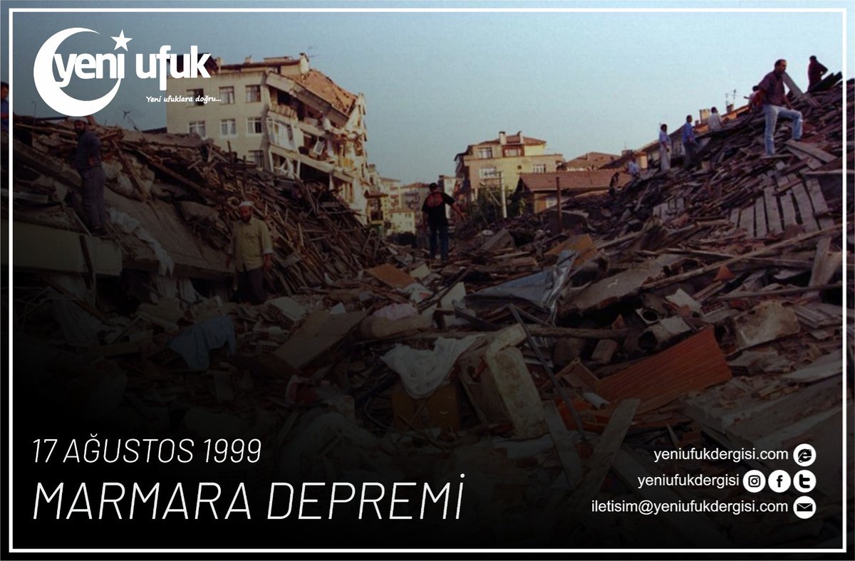 17 Ağustos Marmara Depremi'nde hayatını kaybeden vatandaşlarımızı rahmetle anıyor ailelerine baş sağlığı diliyoruz. #MarmaraDepremi