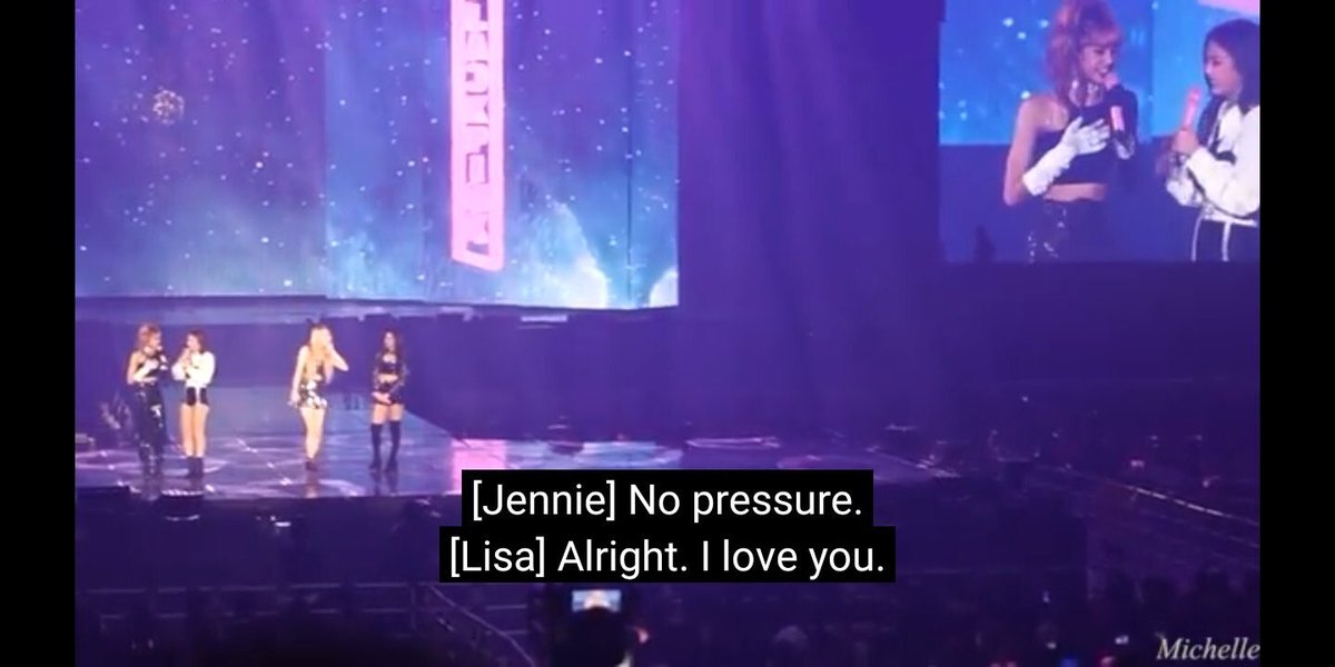  @BLACKPINK's Jennie encouraged Lisa to speak when she was nervous and also told thai BLINKs that they will take good care of her