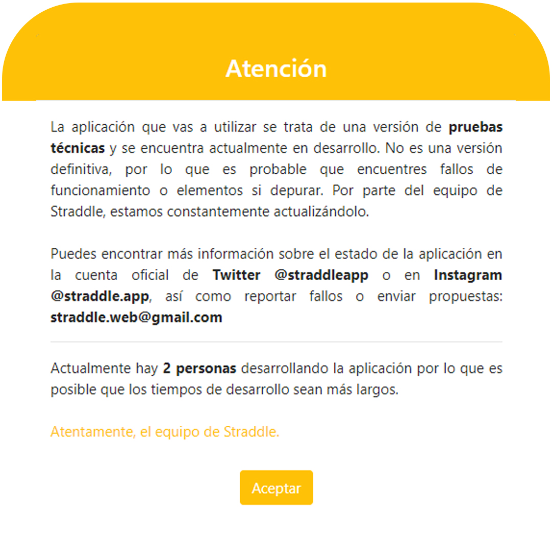 StraddleApp's tweet image. ¡Nuevos cambios! 🔥

·Hemos añadido un mensaje al iniciar sesión, para que conozcáis en todo momento el estado de la plataforma.

·¡Ya se pueden compartir vídeos! En Inicio, el icono de compartir copiará el enlace que podéis pasar a vuestros amigos y... no hace falta una cuenta😉
