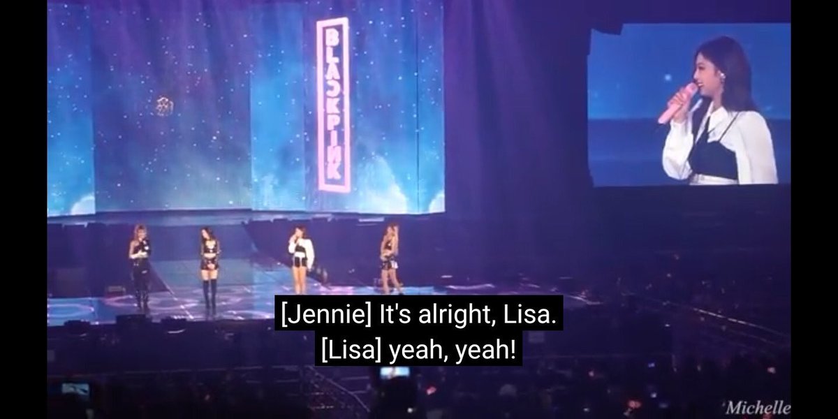  @BLACKPINK's Jennie encouraged Lisa to speak when she was nervous and also told thai BLINKs that they will take good care of her