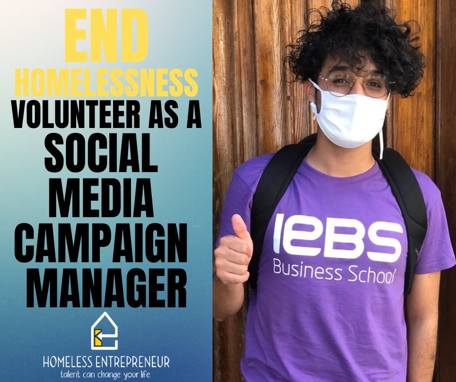 andrewfunkspain's tweet photo. End homelessness by volunteering as a social media campaign manager! Learn more about this opportunity &amp; apply now! It's a great opportunity for CSR departments, too!

✅ https://t.co/Rapju5owyR

#HomelessEntrepreneur https://t.co/ZXJC8tTGwR
