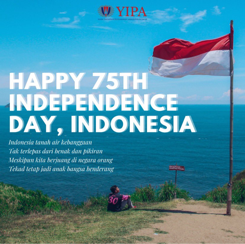 yipa_uk's tweet photo. 270m people, 17000 islands, 34 provinces, 650+ native languages, 3 timezones, 1 country. There is no place like home. Happy 75th Independence Day, Indonesia 🇮🇩✨
#Indonesia #Merdeka #YIPA #YIPAUK #Dirgahayu #IndependenceDay #HUTRI #HUTRI75 https://t.co/LQwZch22PU