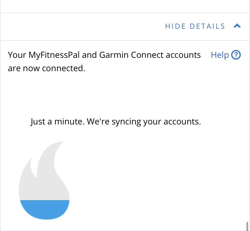 Graham_Norman's tweet photo. Trying to connect @MyFitnessPal with @Garmin and this keeps happening before it freezes and goes no further. How to I fix/stop this from happening. Thanks. https://t.co/mvsiXzcHaz