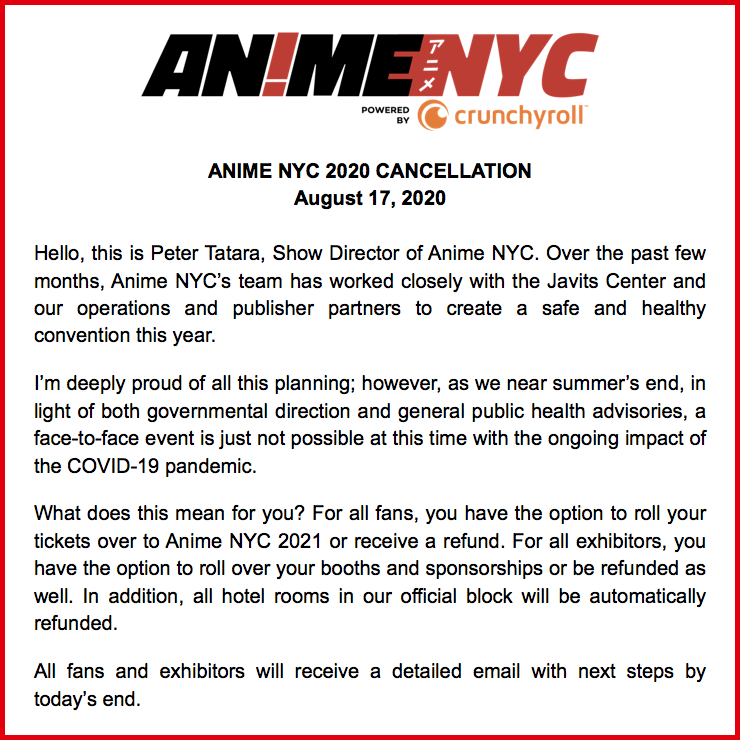 Crunchyroll @ Anime NYC – Anime NYC