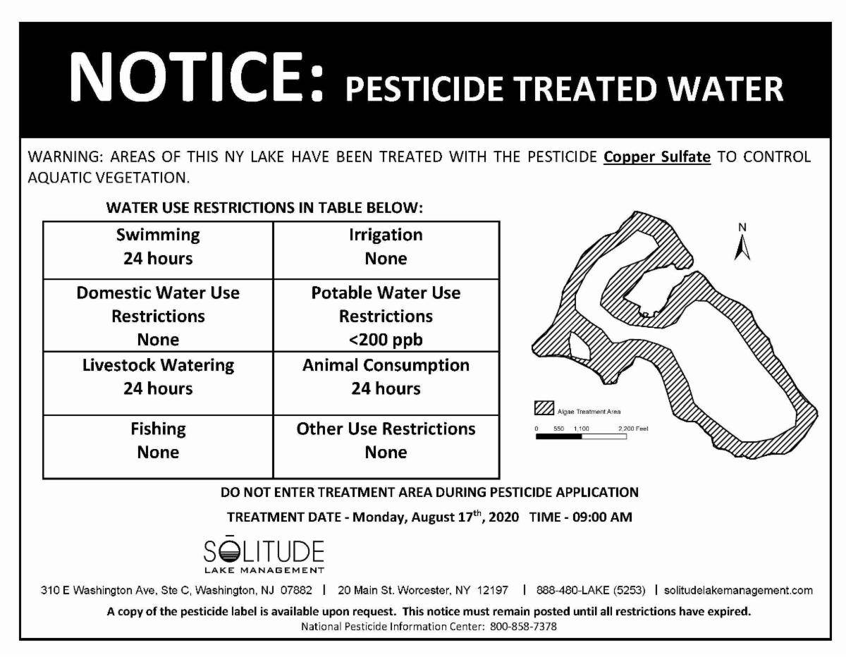 CopakeLakeCS's tweet image. Don't forget: Lake treatment today. 24-hour swimming ban will be in effect for treated areas STARTING 10AM TODAY! conta.cc/30YoBfv