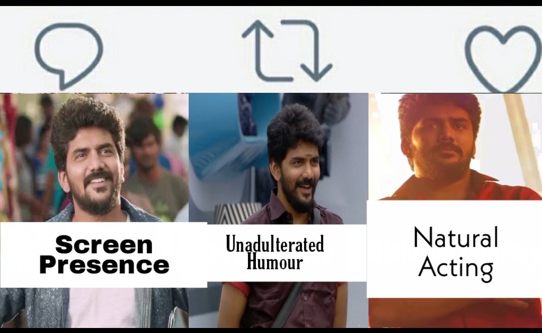 KavinFansTeam's tweet image. Strong Point of Kavin acc to u guys ....

Comment-  #ScreenPresence

RT- #UnadulteratedHumour

Like- #NaturalActing

#Kavin|#Lift