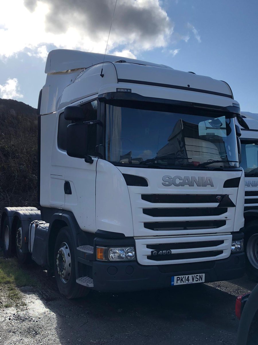 HaydockGroup's tweet photo. **JUST ARRIVED**
2 x Scania G450 Highlines - both with Fridge and Double Bunks, Euro 6, 2 Pedal Opticruise. approx 550,000kms
π² Tom on 07522 234775
#scania #scaniaused #usedtrucks #logistics #G450 #fleet #fleetoperators #ownerdrivers https://t.co/C7U0nGVsqX