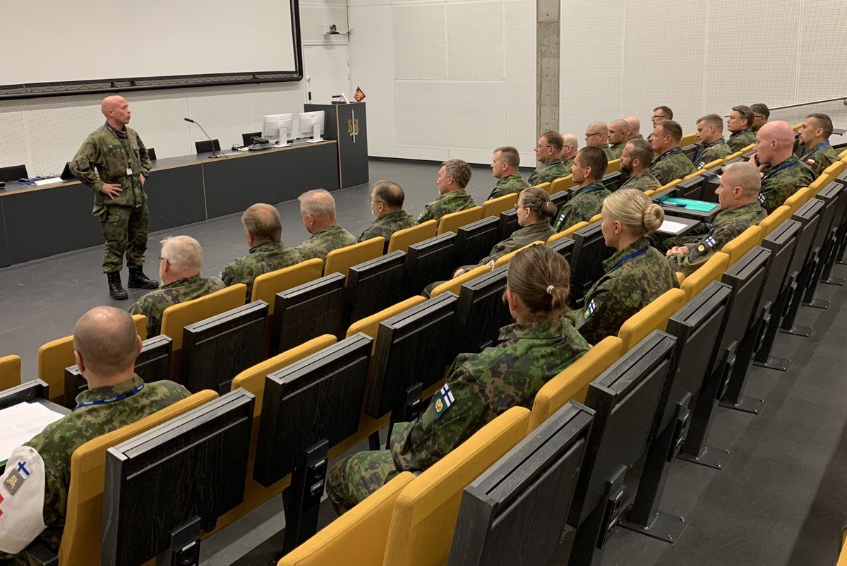 FINCENTFI's tweet photo. #UN Military Experts on Mission Course started at #FINCENT today. The course trains military experts for service as UN Observers. #UNMEM https://t.co/ayragYJcXP