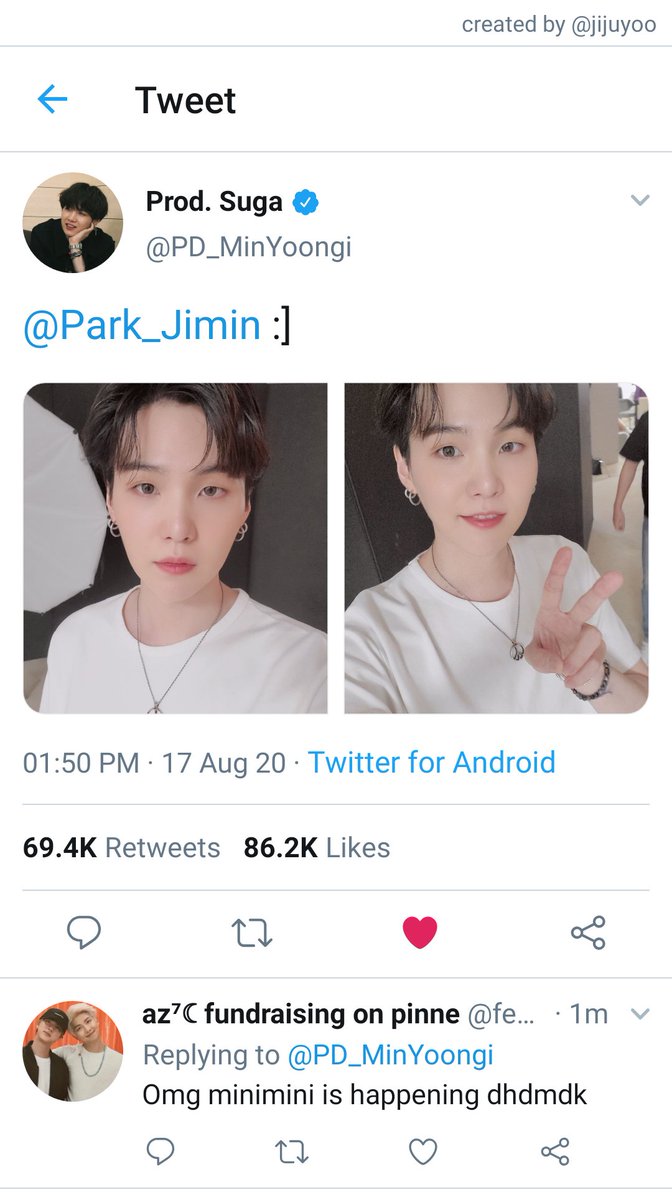 051 | jimin liked the tweet #yoonmin  #yoonminau