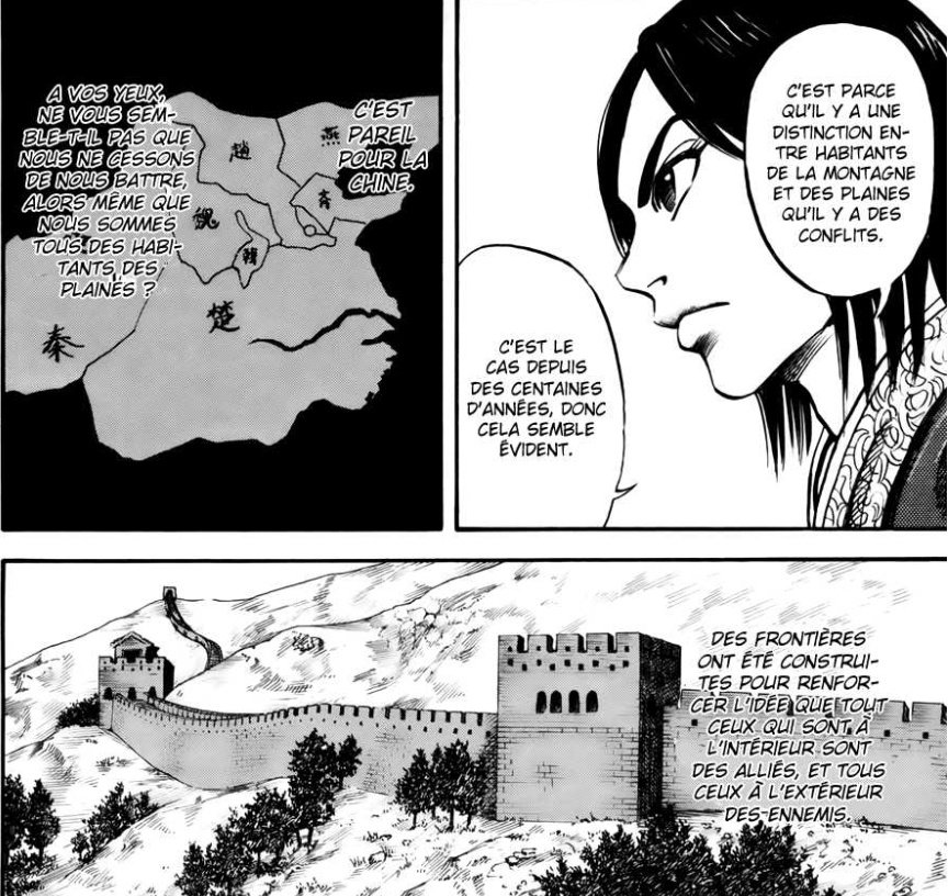 Shin connaît maintenant une solution et une réponse à toutes ces années de guerre... C'EST EI SEI !rappelez vous du discours qu'Ei sei a tenu pour convaincre Yontanwa de l'aider ! IL VEUT SUPPRIMER LES FRONTIÈRES !