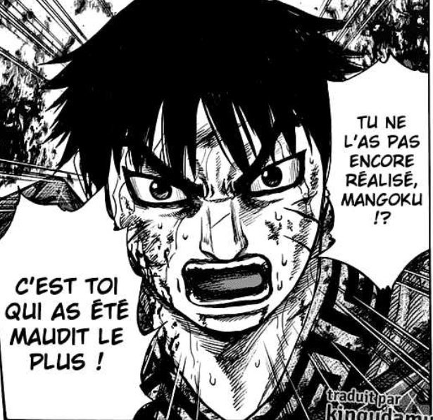 Contrairement à Mangoku, Shin avait des gens pour le soutenir au moment où il était au bord de la haine. Mangoku n'a simplement pas eu de chance. Shin avait des gens capables de le tirer des ténèbres. Mangoku avait des fantômes qui s'accrochaient à lui et le détruisaient.