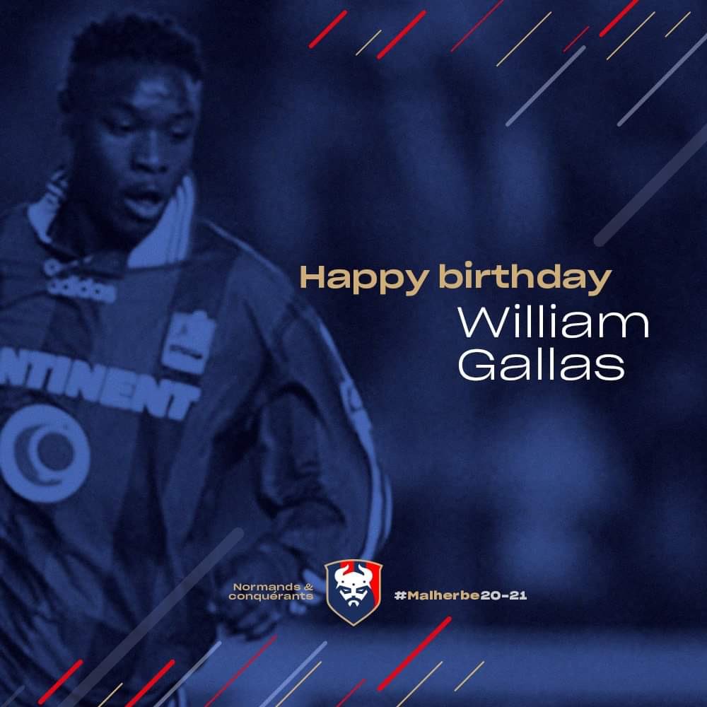  Formé au il fête aujourd hui ses 43 ans. 

Happy birthday William Gallas    