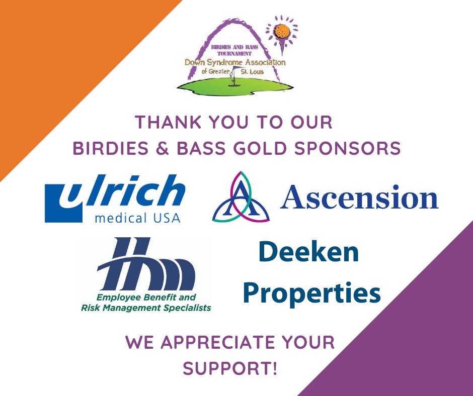 Today is the day!  We are so excited for our SOLD OUT Birdies &amp; Bass Golf Tournament at Persimmon Woods Golf Club!  Thank you to our Gold Sponsors for making this day amazing! HM, Ascension, Ulrich Medical, &amp; Deeken Properties.