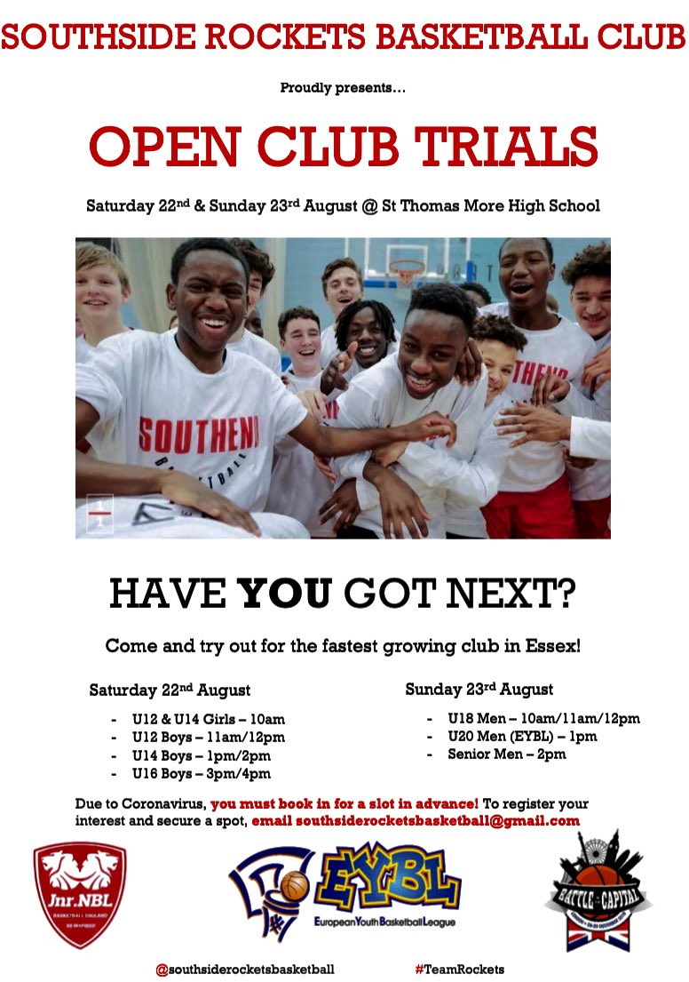 Woodlands_sch's tweet photo. All Woodlands Basketballers, Southside Rockets Basketball club will be hosting trials this coming weekend. If you’re not currently at a club and are looking to join one get yourselves down the the trials. See details below. 🏀 ⛹️‍♀️⛹️#AROE https://t.co/auDK6AkUr8