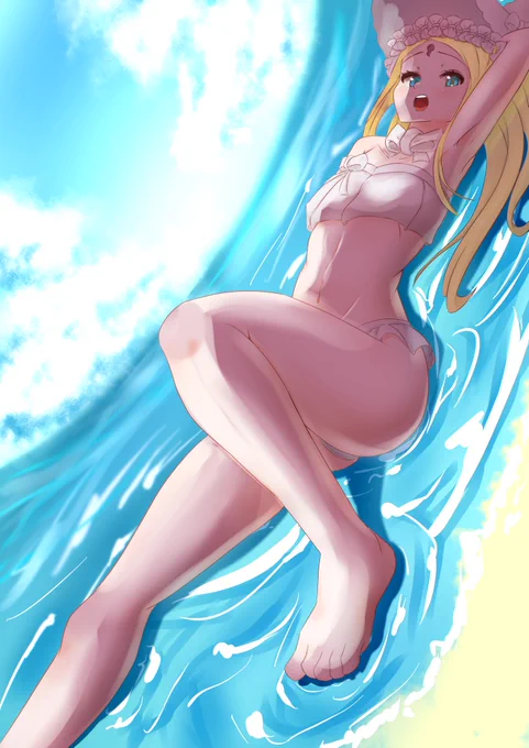水着アビーちゃんかわわあああ、待っててピックアップ2!
#FGO 