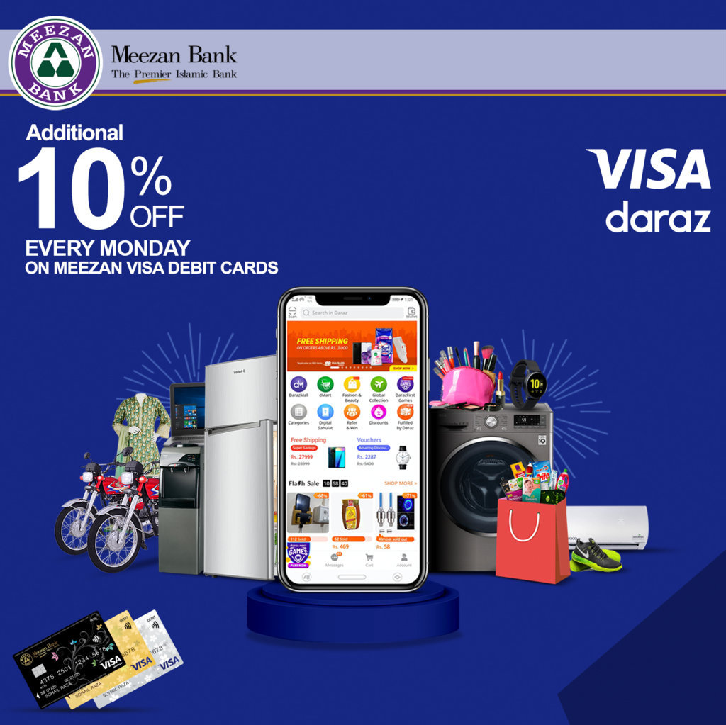 Meezan Bank on Twitter "Enjoy Additional 10 discount every Monday on