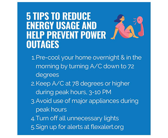 CCCounty's tweet image. Excessive Heatwave thru the end of the week. We can all do our part to avoid power outages: Pre-cool your home overnight &amp;amp; early morning to 72° &amp;amp; from 3 pm – 10 pm, set A/C to 78° &amp;amp; avoid using major appliances. See flexalert.org